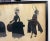 Victorian Large Antique 1800's Victorian Fashion Lady Original Silhouette Art Ink Drawing For Sale - Image 3 of 14