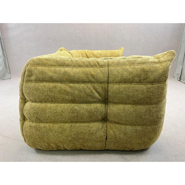 Set of Vintage Yellow Two Corners Modular Sofa from Ligne Roset Togo For Sale - Image 10 of 13
