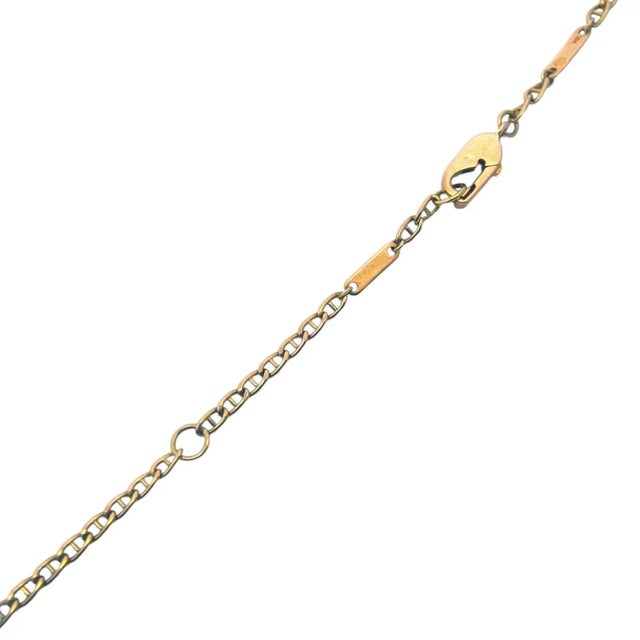 Late 20th Century Carrera Y Carrera Diamond 18k Yellow Gold Moon Child Pendant Chain Necklace For Sale - Image 9 of 12