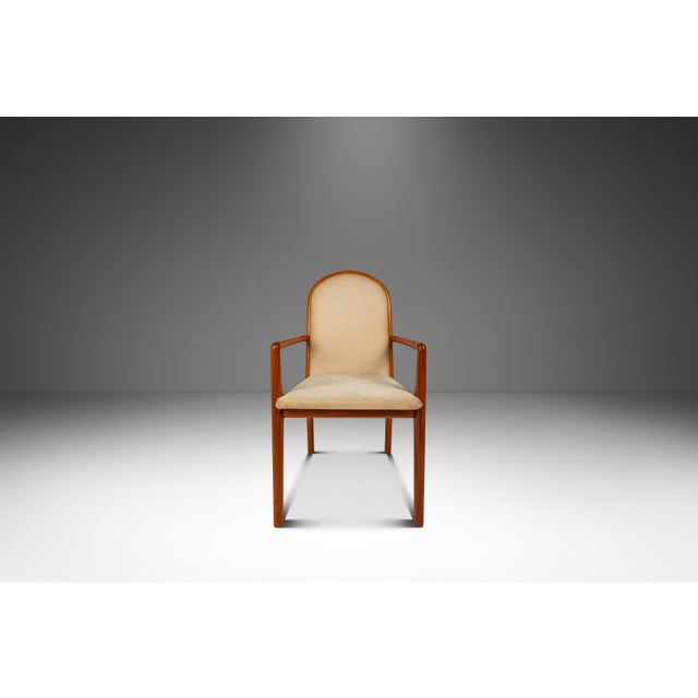 Schou Andersen Møbelfabrik Set of Six (6) Danish Mid-Century Modern High-Back Dining Chairs in Solid Teak Attributed to Schou Andersen, Denmark, C. 1970s For Sale - Image 4 of 18