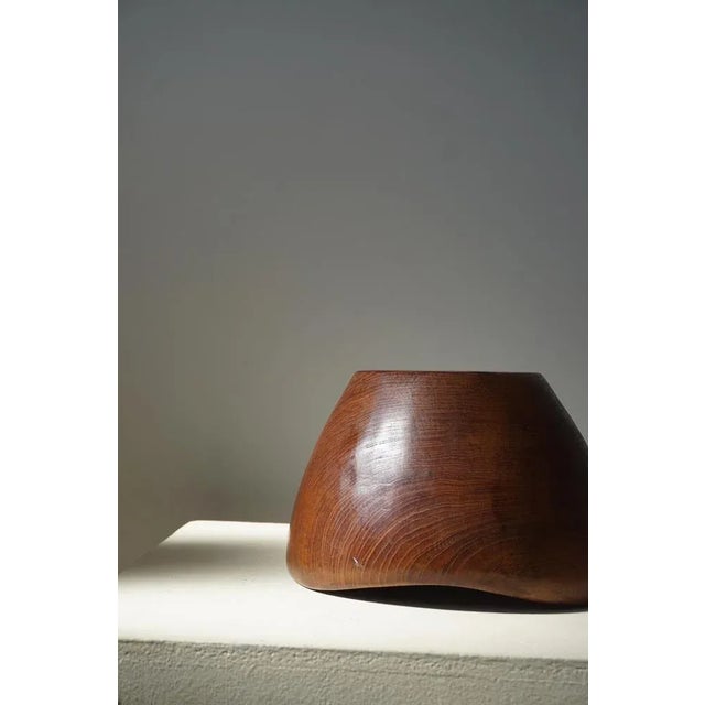 Sculptural Teak Bowl, Denmark, 1960s For Sale - Image 4 of 8