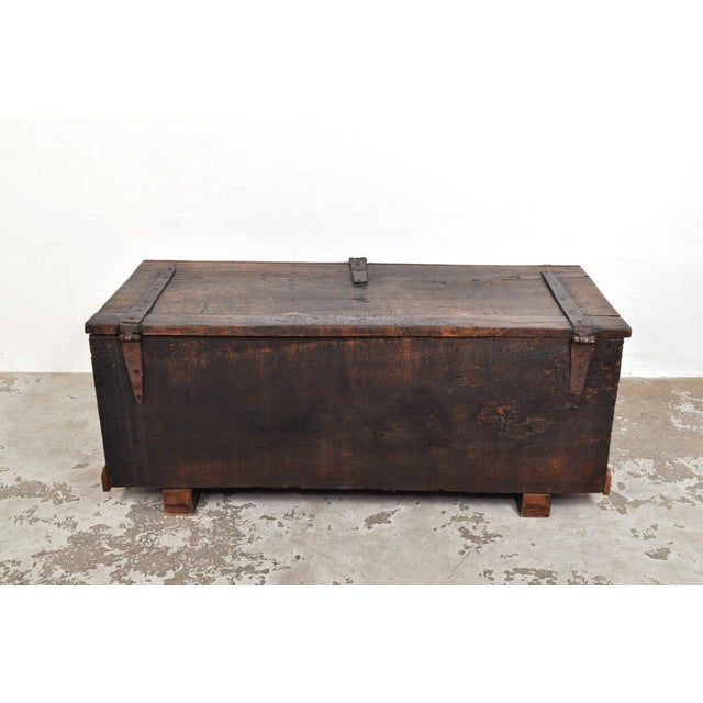 Antique Oak Chest, 1780s For Sale - Image 12 of 13