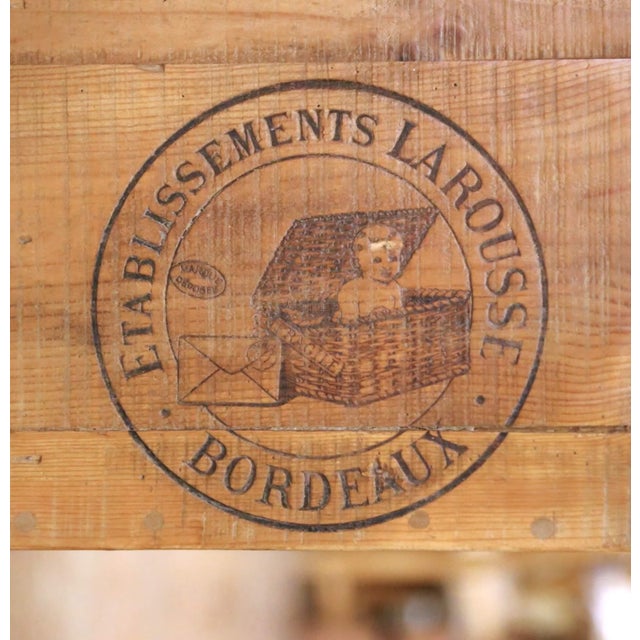 French Vintage French Louis XV Style Twelve-Bottle Wine Cabinet "Cave À Vin" For Sale - Image 3 of 9