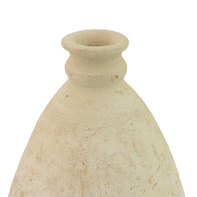 Art Deco Unglazed Terracotta Amphora Vase | One of a Kind For Sale - Image 3 of 12