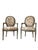 Early 20th Century Pair of Vintage Louis XVI–Style Chinoiserie Armchairs For Sale - Image 5 of 5