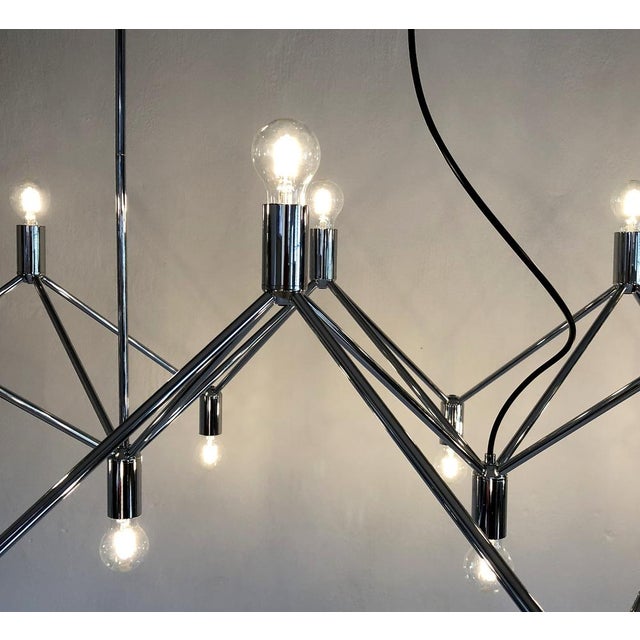 Large Chandelier from Kinkeldey Lights, Germany, 1960s For Sale - Image 9 of 18