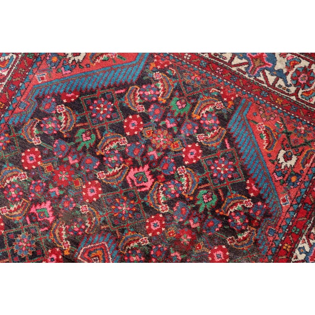 1960s, Handmade Vintage Persian Malayer Rug 4.2' X 7.1' For Sale - Image 11 of 17