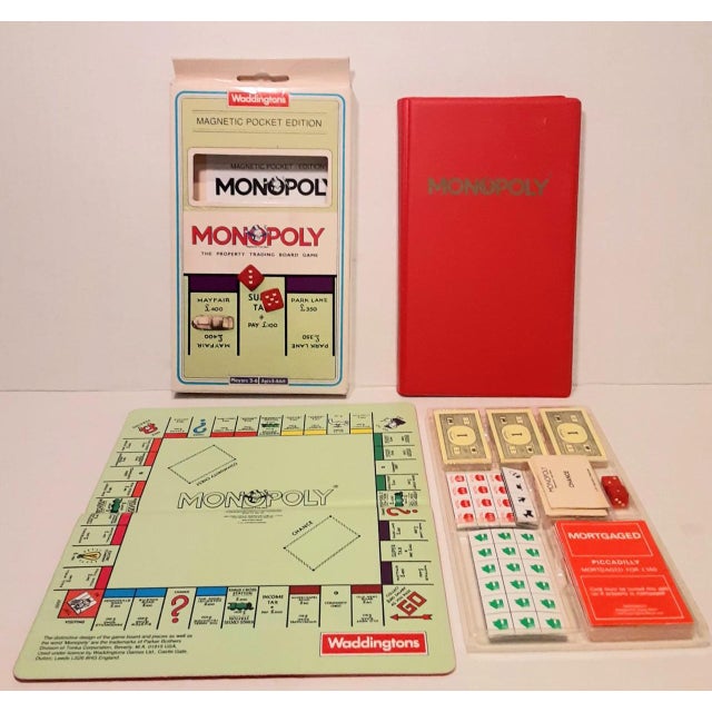 1980s Vintage Monopoly Travel Board Game Chairish