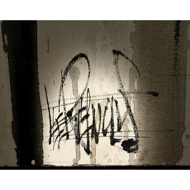 Original Lee Reynolds Painting | Mid-Century Modern Landscape | 60x42x4 For Sale - Image 11 of 11