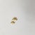 18k Yellow Gold "3 Leaf Clover" Diamond Clover Earrings with diamonds of a 3 leaf clover. containing 2 round full cut...