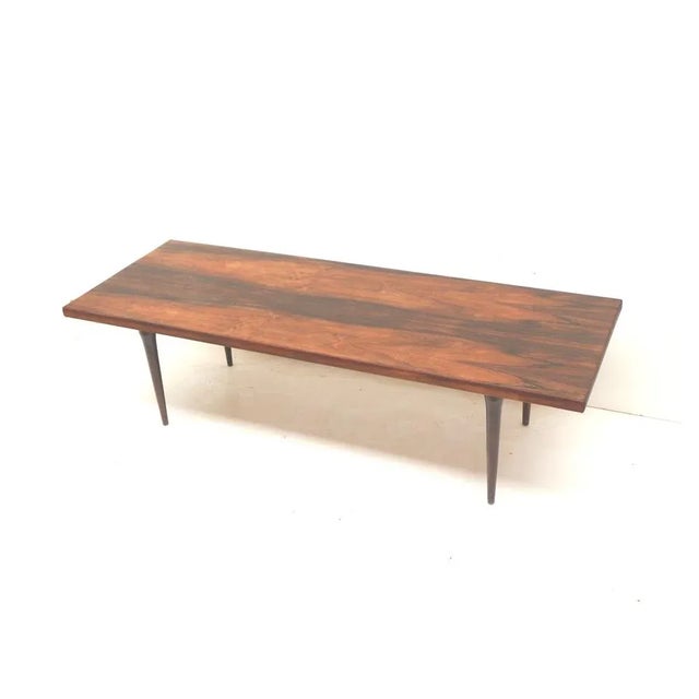 Large Mid-Century Rosewood Coffee Table, 1960s For Sale - Image 4 of 8