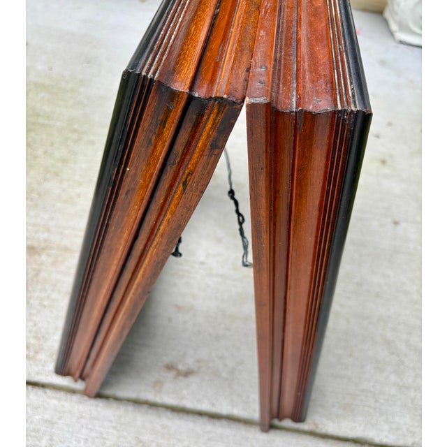 Antique Walnut Wood Handmade Gilded Insert Deepwell Frames for Oil Paintings, a Pair For Sale - Image 12 of 12