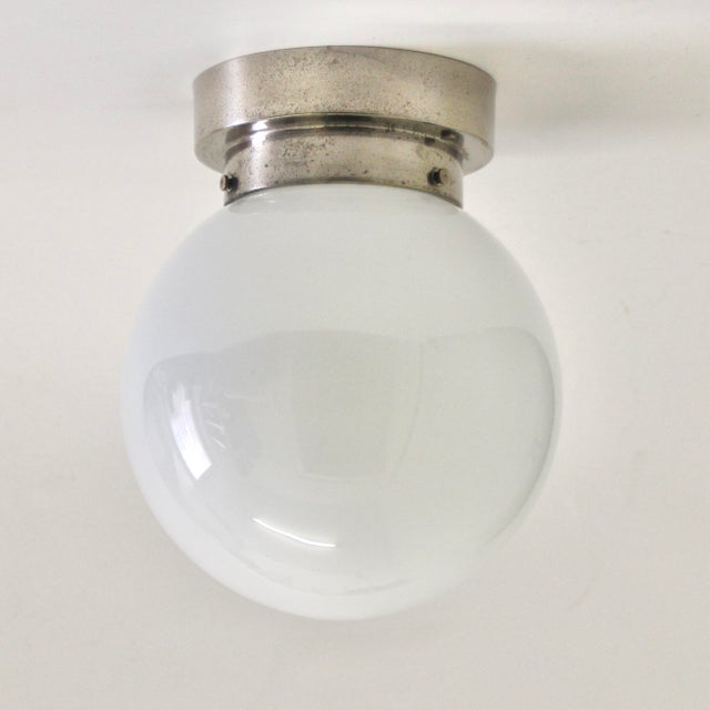 Vintage Bauhaus Ceiling Light, 1930s For Sale - Image 6 of 6