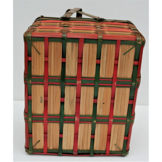 Vintage Japanese Wicker Basket Chairish