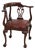 Southwood Ball & Claw Mahogany Corner Chair For Sale