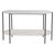 Modern Renaldo 49.5 in. W Elongated Marble and Iron 2-Tier Console Table, Metalworks For Sale - Image 3 of 7