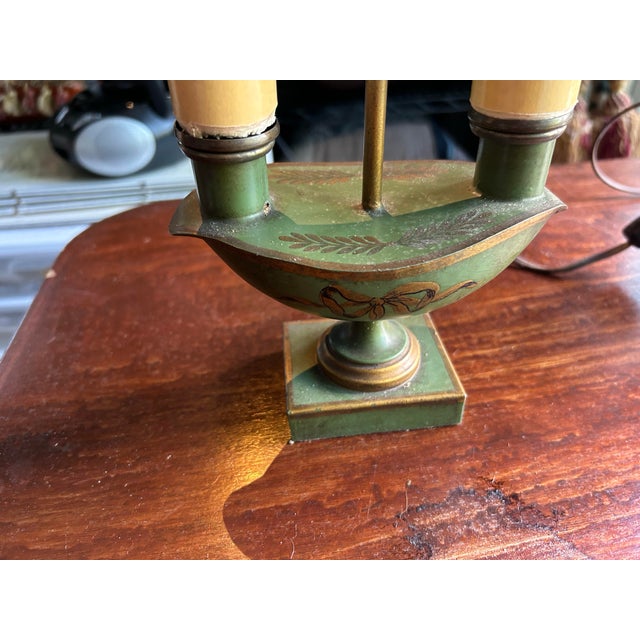1940s French Style Bouillotte Lamps - a Pair For Sale - Image 11 of 12