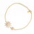 Early 21st Century Stellar Star Gold & Diamond Chain Bracelet For Sale - Image 5 of 7