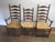 Pennsylvania House Pennsylvania House Solid Cherry Set of Six Ladder Back Rush Seat Chairs. For Sale - Image 4 of 10