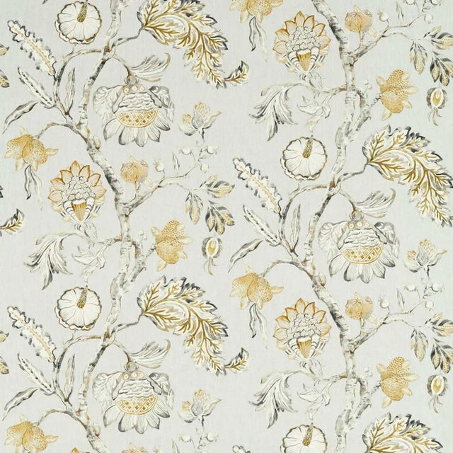 Zoffany Copes Trail Fabric in Quartz Grey For Sale