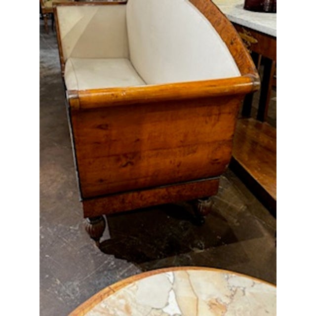 19th Century 19th Century German Biedermeier Settee For Sale - Image 5 of 8