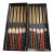 Vintage Irodori Japan Teak Chopsticks New in Box- Set of 10 For Sale