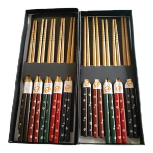 Vintage Irodori Japan Teak Chopsticks New in Box- Set of 10