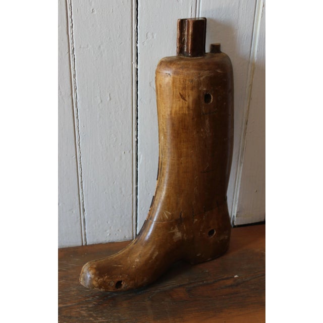 Early-Mid 20th Century Cobbler's Boot Last/Form #6 For Sale - Image 4 of 5