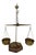 Precision Scale in Brass and Wood, 1920s For Sale