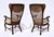 Gio Ponti Inspired Caned Wing Chairs For Sale - Image 9 of 12