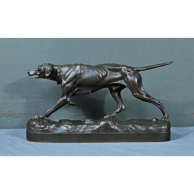 J. Moigniez, Hunting Dog, Late 19th Century, Bronze For Sale - Image 15 of 18