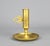 Early 20th Century Antique Swedish Solid Brass Push-Up Candlestick Holder For Sale - Image 5 of 9