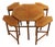 Circa 1970s English Mid Century Modern Oak Coffee Table & Nesting Tables Set For Sale