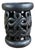 Vintage Tribal Nobility Wood Bamileke Stool/Side Table Cameroon 17" H For Sale