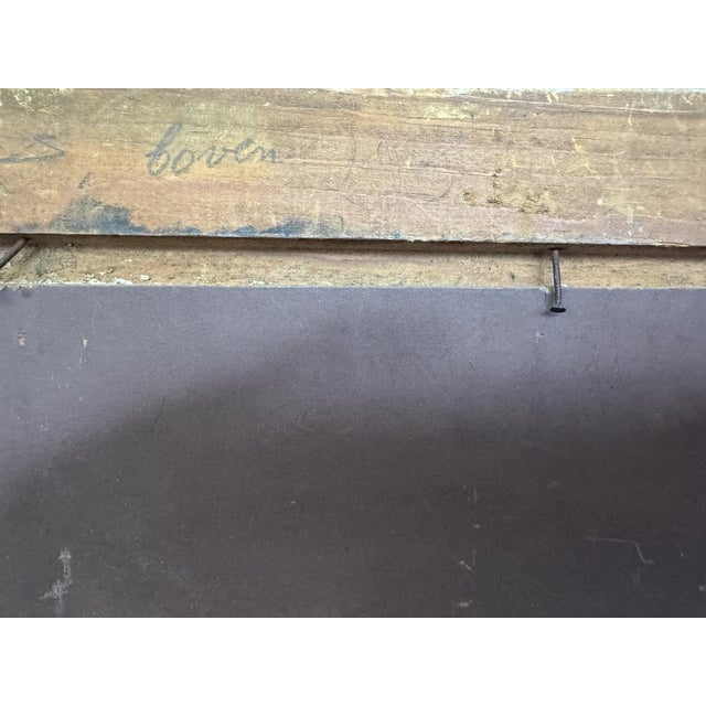 C J Verney, Oil on Masonite from 1935, Expressionist Art Deco This piece has an attribution mark, I am sure that it is...