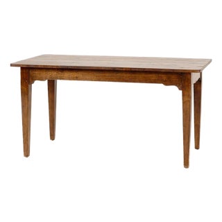 Farmhouse Table with Antique Finish by Inventia Design For Sale