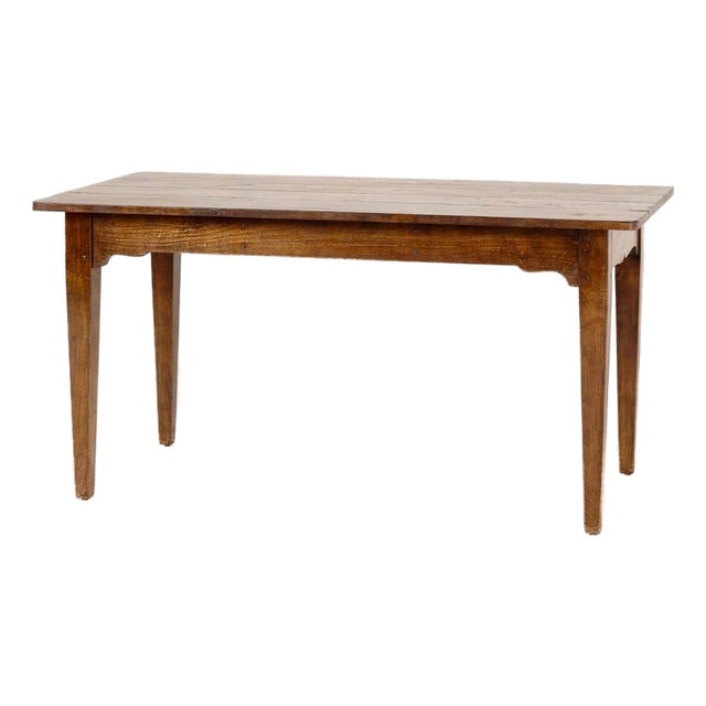 Farmhouse Table with Antique Finish by Inventia Design For Sale