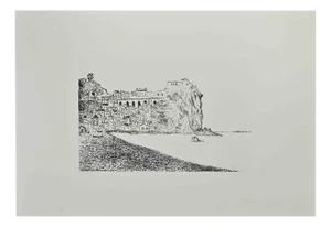 Giovanni Omiccioli, Seascape, Etching, 1970s