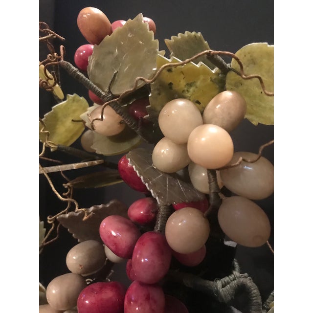 Vintage Jade Grape Tree Large Bonsai Vine Sculpture Chairish