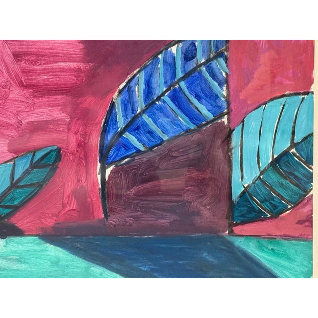 Gary Komarin, Contemporary, Oil on Paper, Large Abstract Painting, Usa, 1987 For Sale - Image 10 of 13