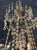 19th Century Late 19th C. Swedish Crystal and Gilt Brass Chandelier For Sale - Image 5 of 8