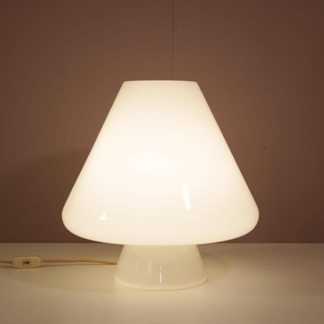 Murano Glass Table Lamp by Venini, Italy, 1970s For Sale - Image 12 of 13