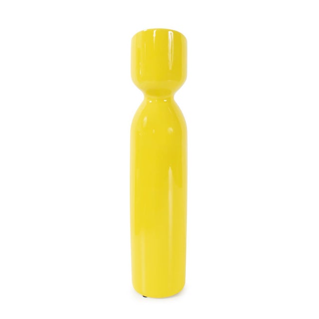 Ceramic Holland Daffodil Short Vase For Sale - Image 7 of 11
