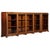 French Monumental Walnut Breakfront Glazed Bookcase, 1870s For Sale - Image 17 of 17