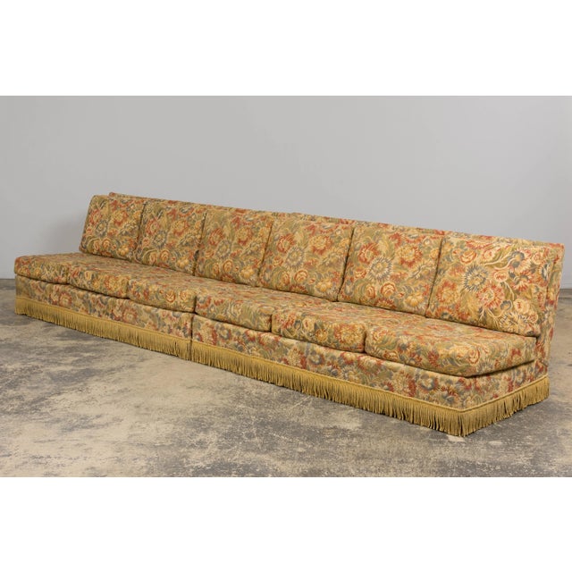 Vintage French Country Sofas in Floral Tapestry – A Pair For Sale - Image 11 of 18