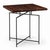 Narrow Side Table, Solid Black Walnut End Table, Handmade Small Side Table With Steel Base For Sale - Image 10 of 10