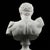 Hand-Carved Natural Marble Bust Sculpture – Bust of Hermes of Praxiteles For Sale - Image 4 of 4
