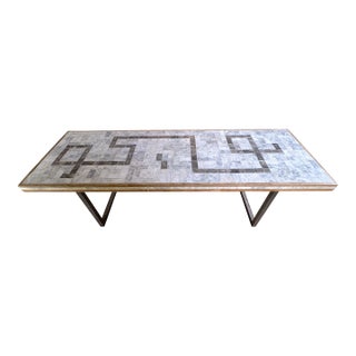 Swiss Mid-Century Modern Stone Mosaic Coffee Table, C. 1960 For Sale