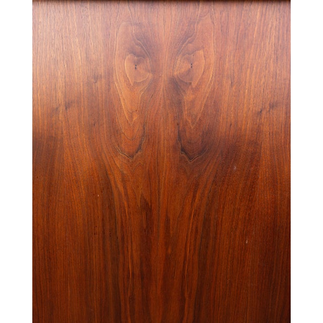 1960s Mid-Century Modern Walnut Trough Planter Room Divider Cabinet For Sale - Image 15 of 16