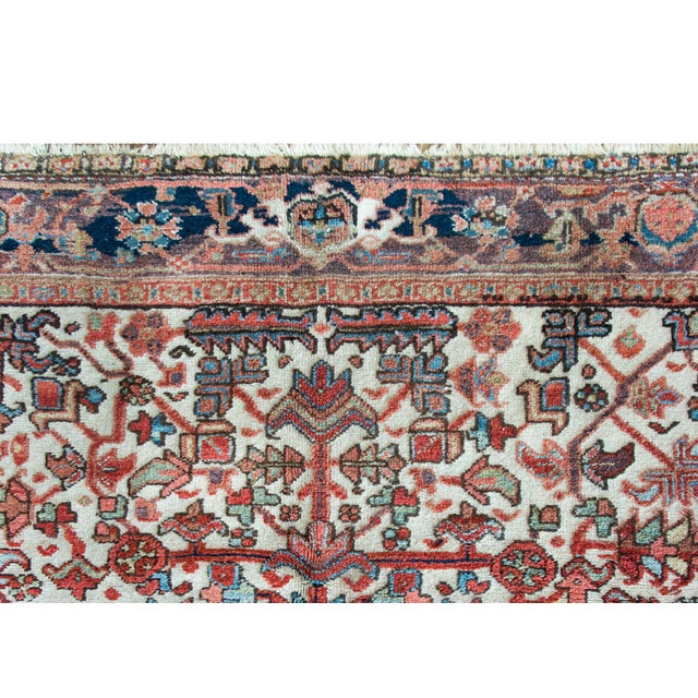 Early 20th Century Persian Heriz Rug For Sale - Image 15 of 15